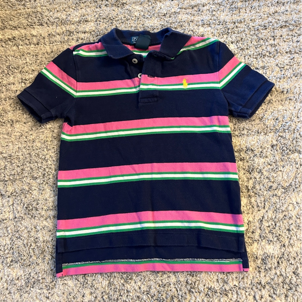 Ralph Lauren Spring Stripe Polo size 5 Boys